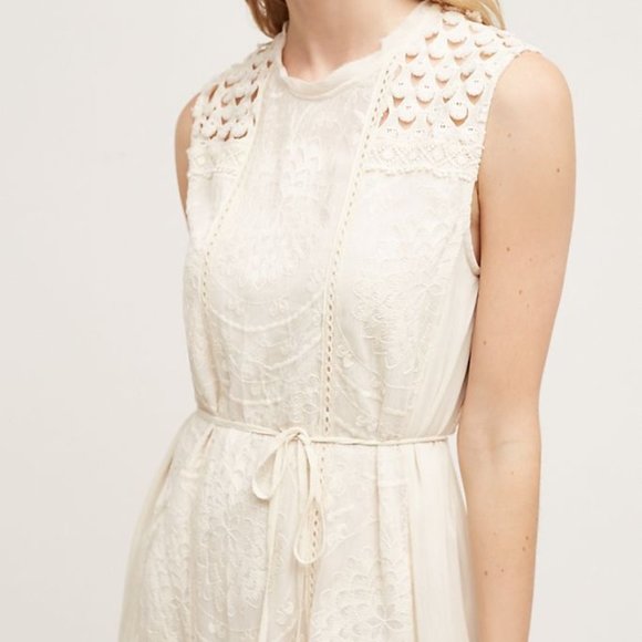 Anthropologie Dresses & Skirts - Anthropologie Cream Maxi Dress